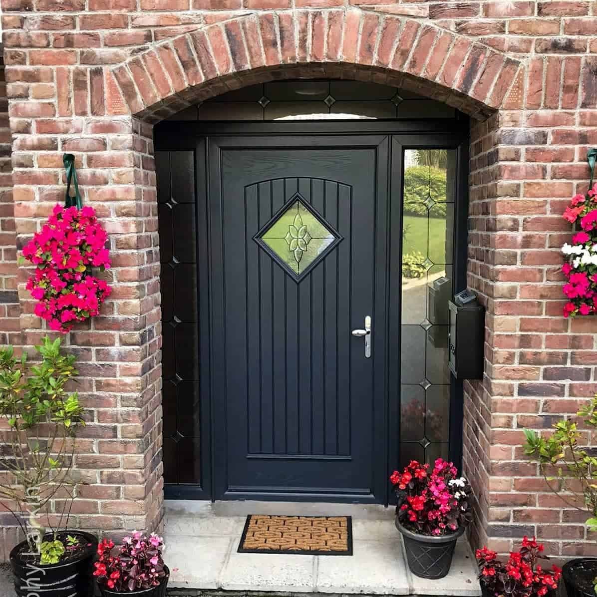 Palladio composite door in Anthracite Grey (Edinburgh) (product photo)