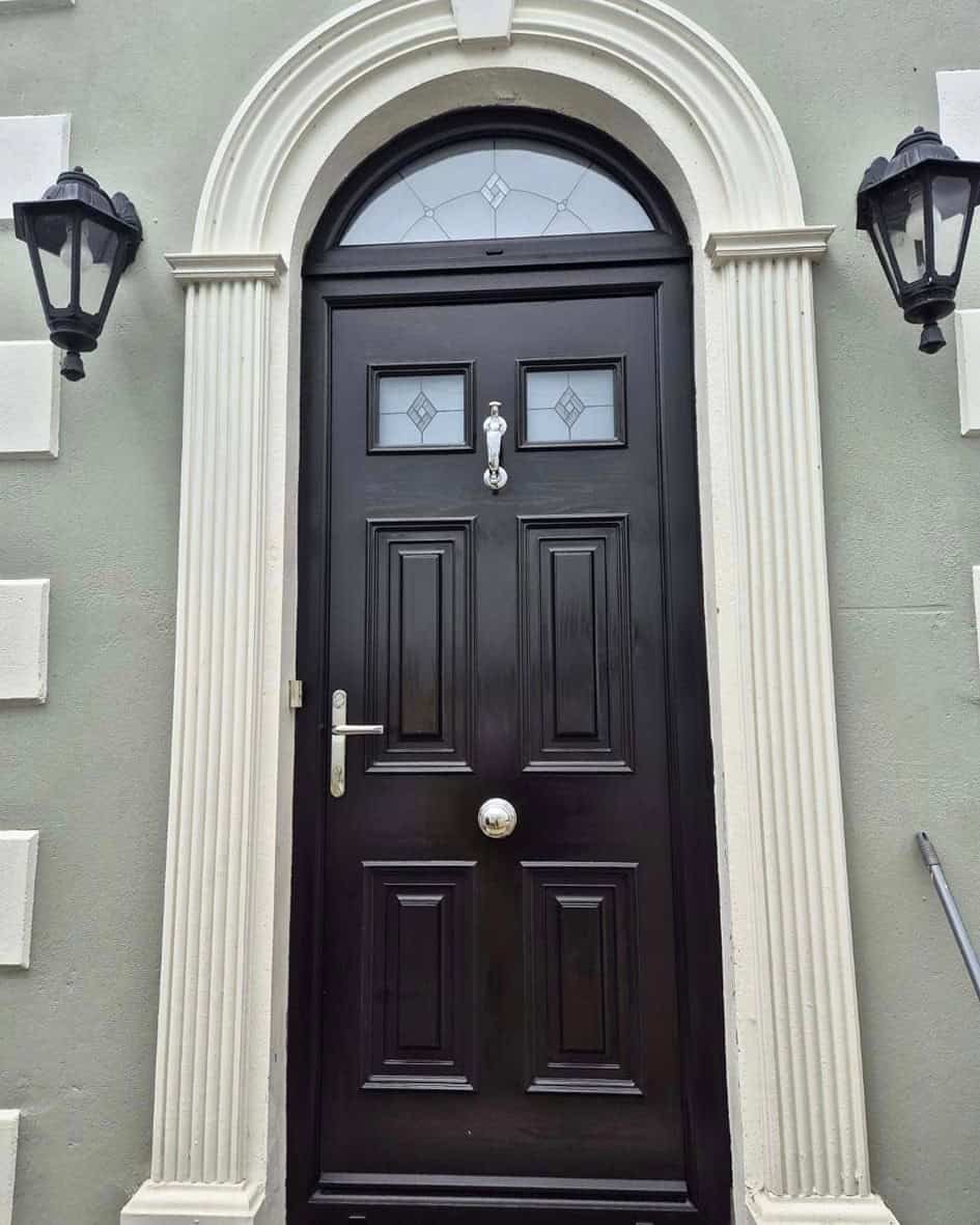 Palladio composite door in Bog Oak (Georgian) (product photo)