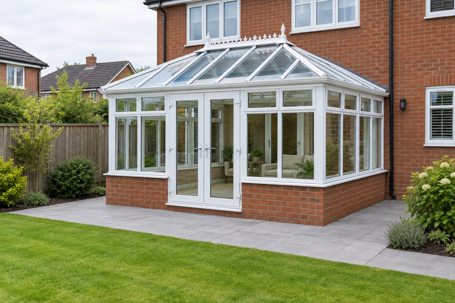 Edwardian conservatory (illustration) – an illustration of the style, not an installed job