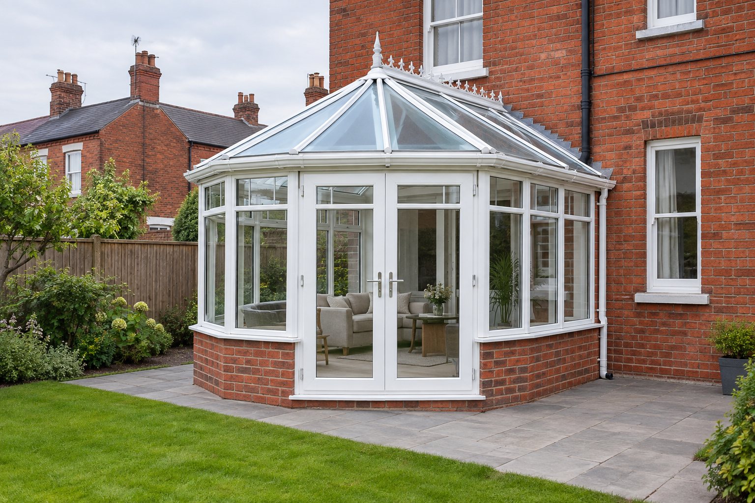 Victorian conservatory (illustration) – an illustration of the style, not an installed job