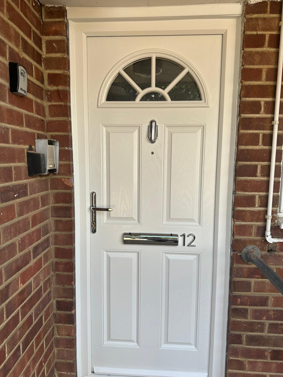 Composite front door fitted by Termopane Windows in Leighton Buzzard
