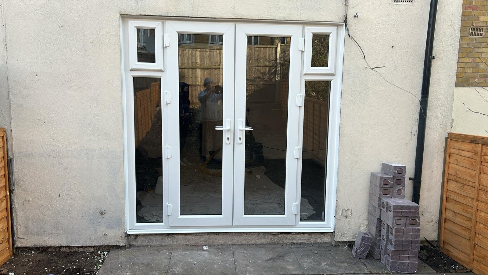 uPVC French doors fitted by Termopane Windows in London